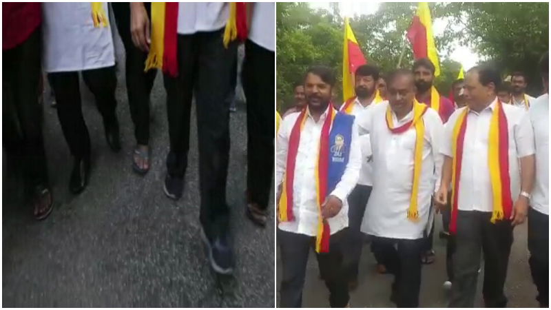 cogress padhaythra shivamogga