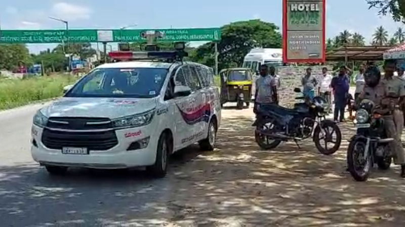 mandya police jeep