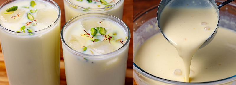 milk sharbat recipe