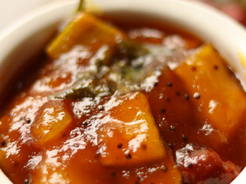 raw mango sweet pachadi