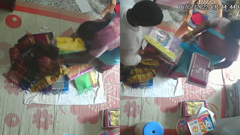 Gandhinagar Police Station Bellary Saree Theft 1