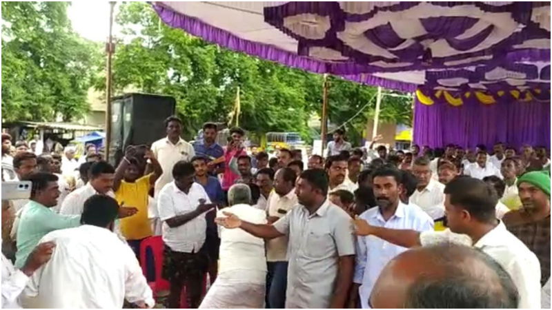 Hassan JDS BJP Araseikere Bhumi Puja 1