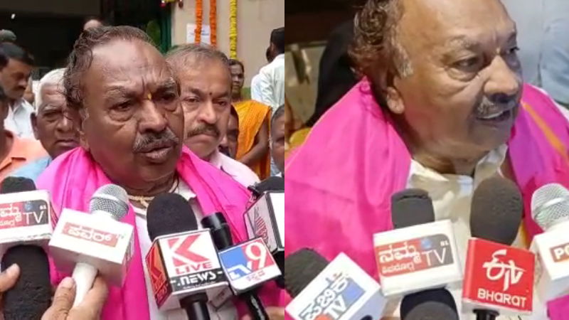 Shimoga Santosh Eshwarappa Congress BJP 1