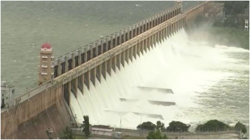 Tungabhadra Reservoir Koppal Sri Krishnadevaraya Flood 1