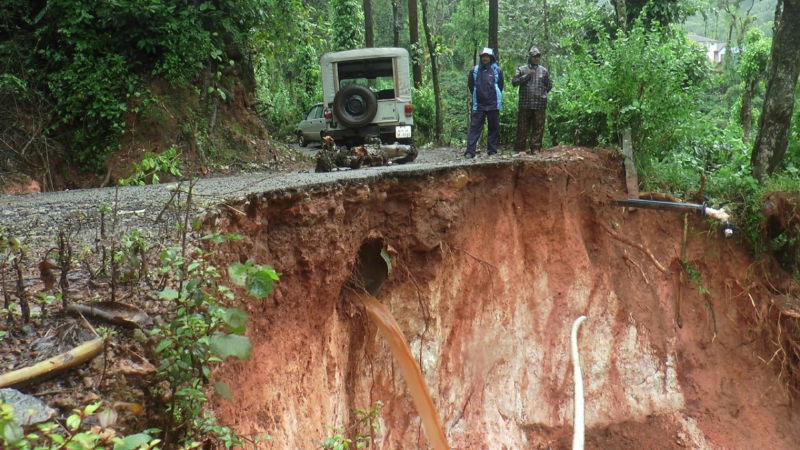 chikkamagaluru landslide
