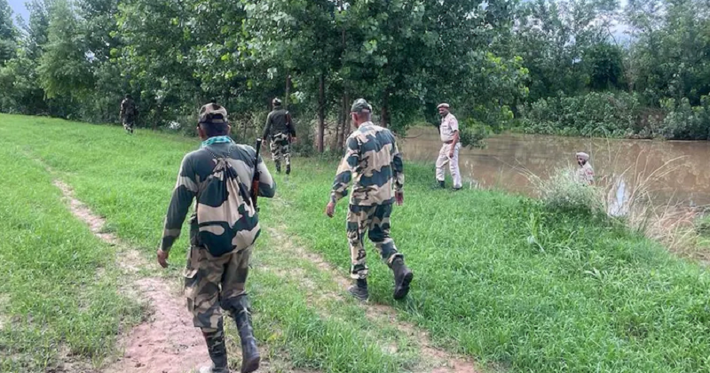 drone BSF opens fire