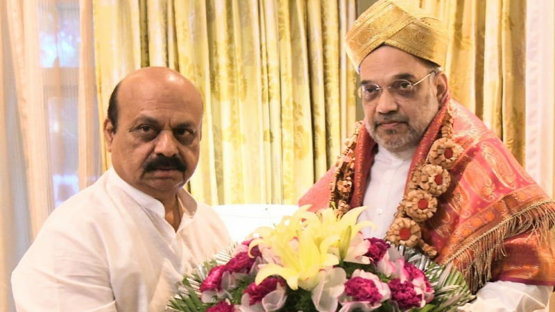 AMITH SHA AND BASAVARAJ BOMMAI