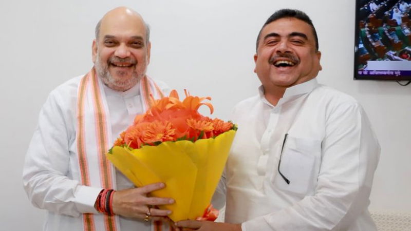 Amit Shah Suvendu Adhikary