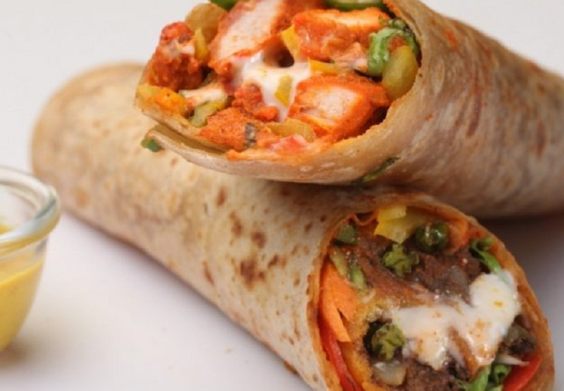 Chicken Kathi Roll 4