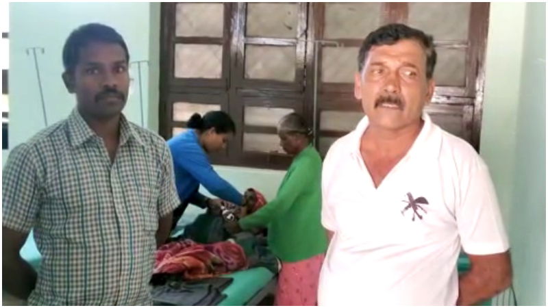 Madikeri old woman bush wind napoklu 2