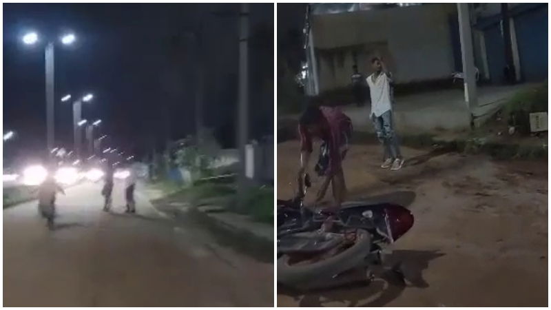 Police Tumkur alcohol sticks youth 1
