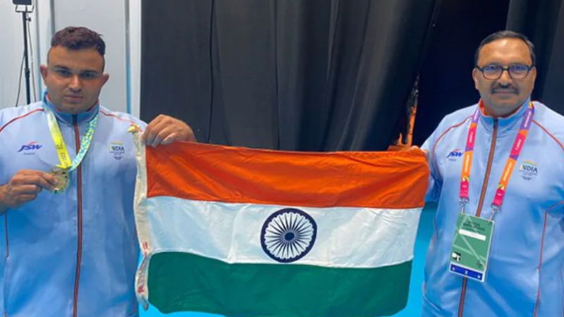 Sudhir Wins Gold