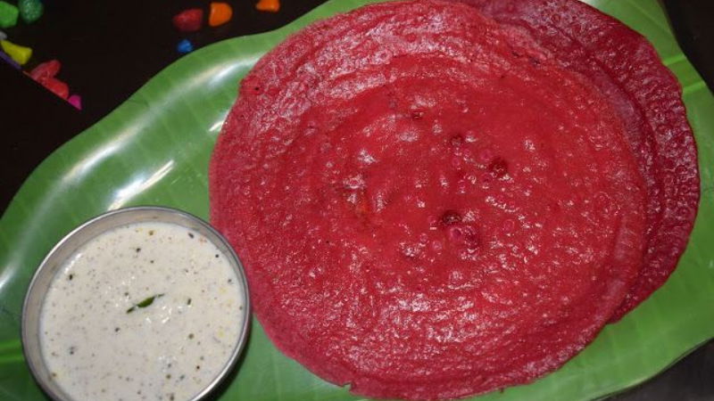 beetroot dosa