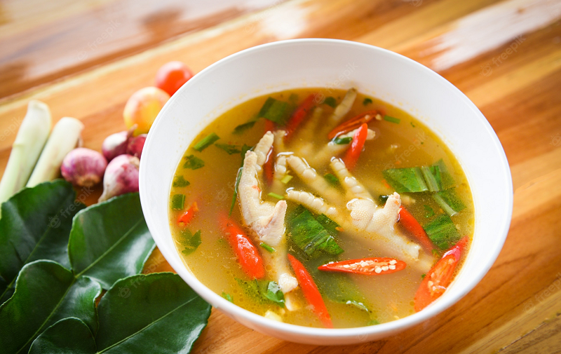 chicken leg soup 5
