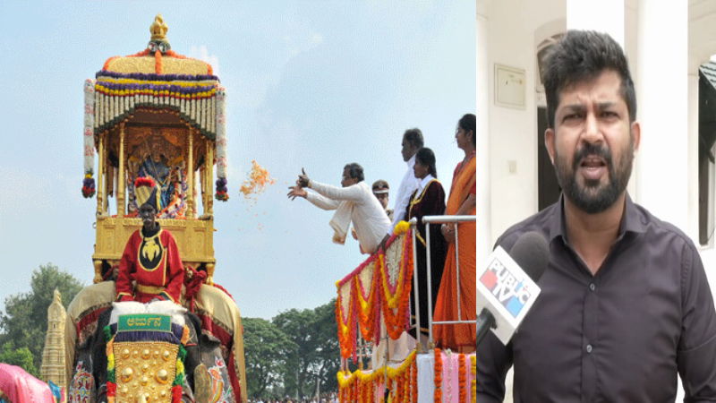 mysuru dasara siddaramaiah pratapsimha 1