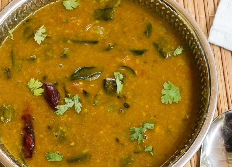 vendakkai sambar 1