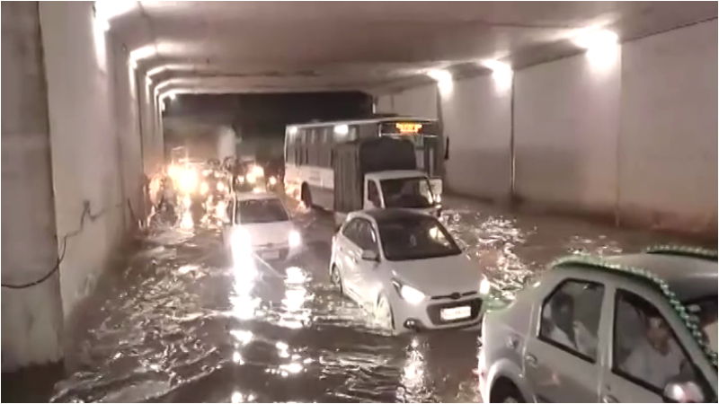 Bengaluru underpass during rain 2