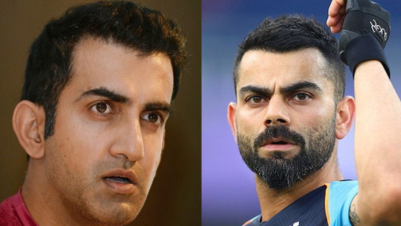 Gautam Gambhir and Virat kohli