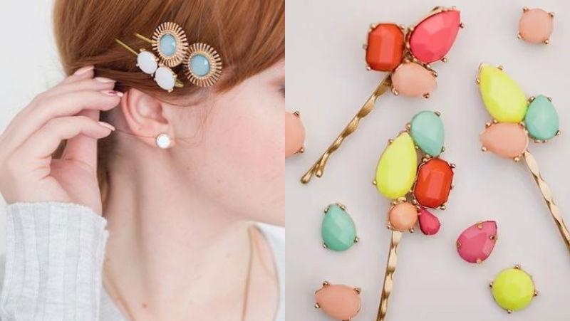 Gemstone Bobby Pin