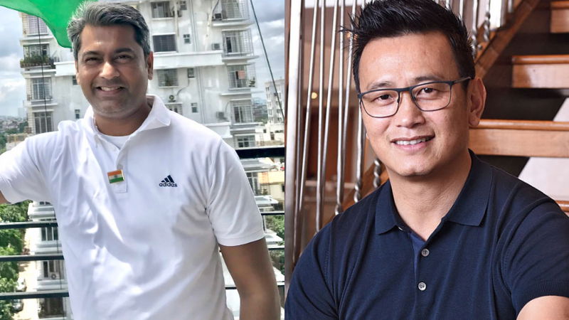 Kalyan Chaubey and Bhutia
