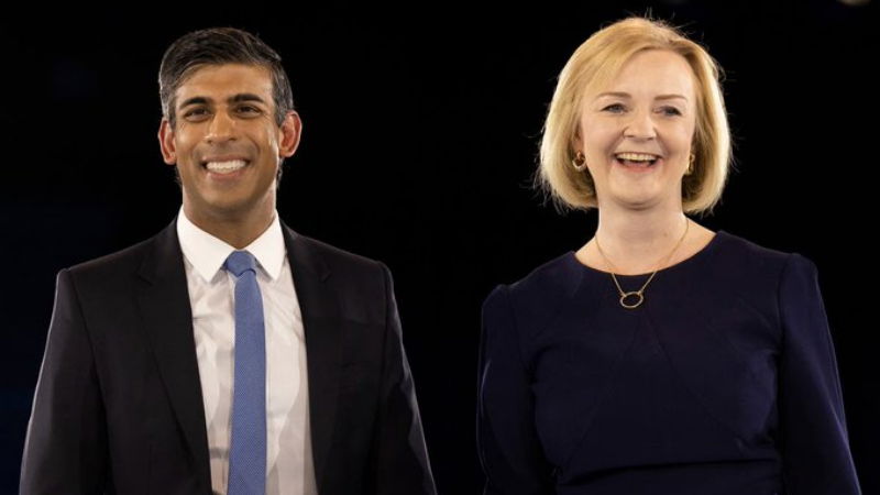 Liz Truss And Rishi Sunak
