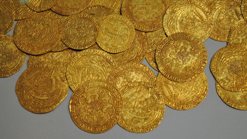 UK Gold Coins Kitchen Floor 1