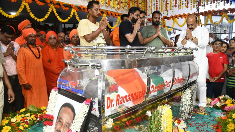 Umesh Katti Funeral 2