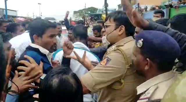 chikkamagaluru protest1