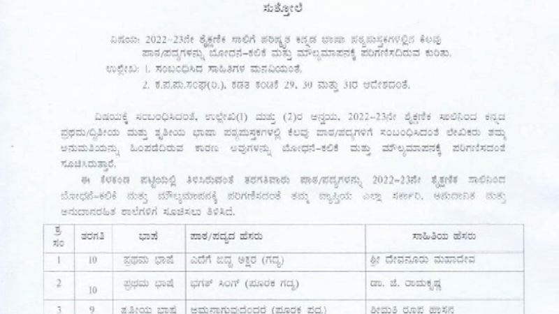 kannada text book 1