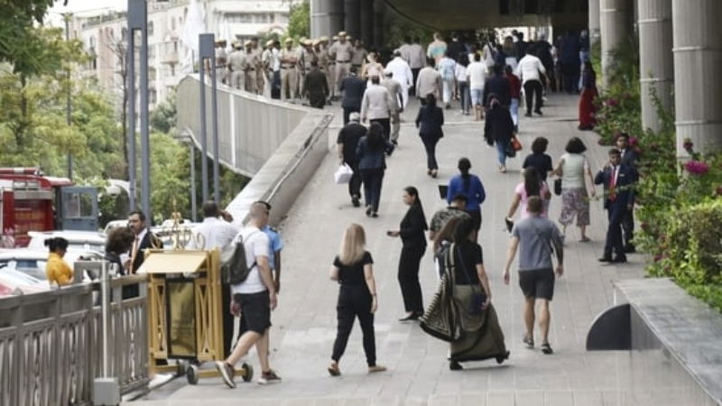 leela hotel gurugram bomb threat call 1