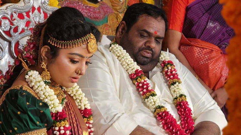 mahalakshmi and ravindran marriage 1