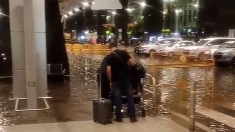 rain bengaluru Airport