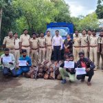 577kg of red sandalwood seized in ramangara 1