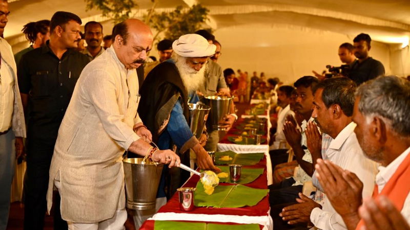 Chikkaballapur Basavaraj Bommai Sadhguru 2