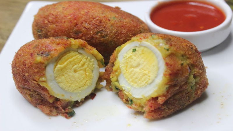 Egg Potato Cutlet 1