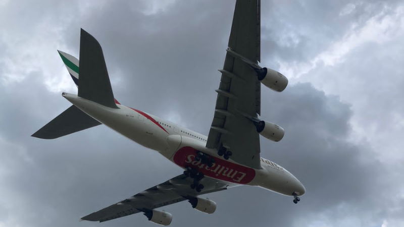 Emirates A380 touched down in Bengaluru today 1