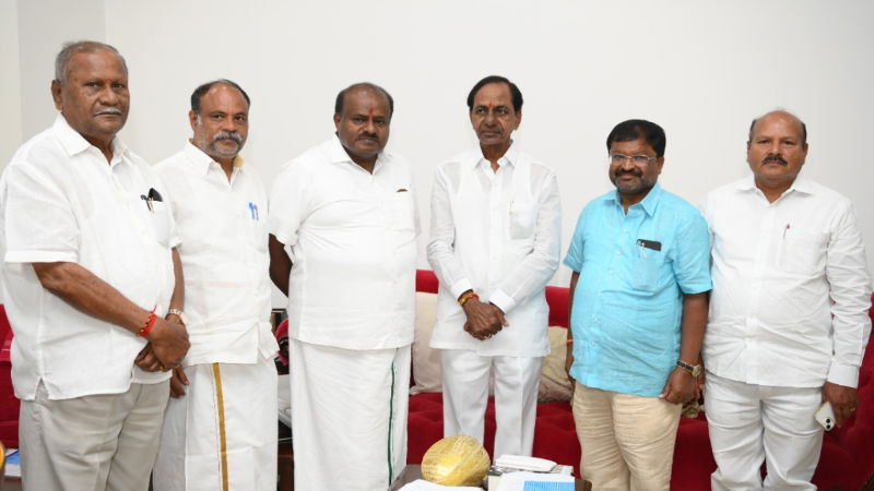HD Kumaraswamy KCR HDK JDS TRS BRS 2