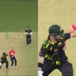Matthew Wade Blocks England Bowler
