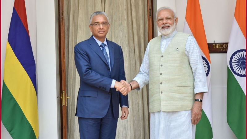 Pravind Jugnauth And narendra Modi