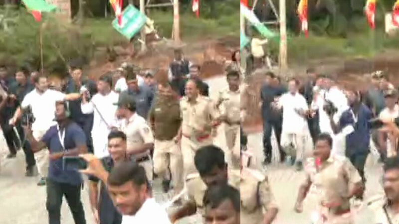 Rahul Gandhi Running