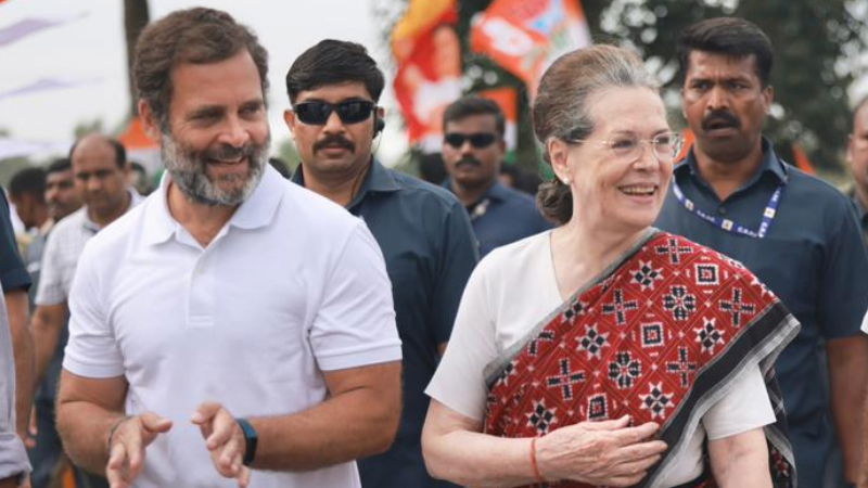 SONIA GANDHI AND RAHUL GANDHI