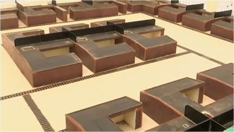Smart city project Hubballi High Tech Fish Market built and ready but not opened for people 2