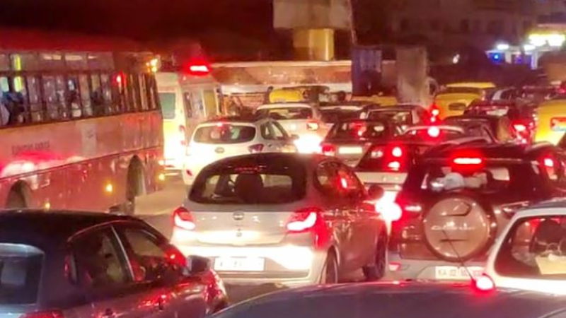 bengaluru Nelamangala Traffic Jam 1