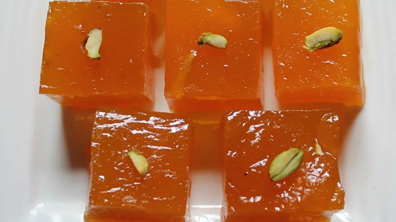 custard powder halwa 1