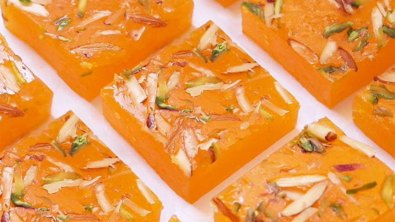 custard powder halwa