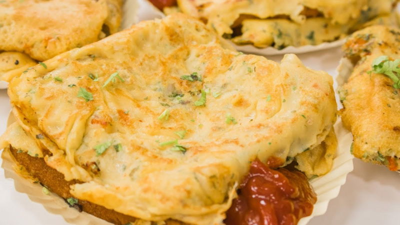 eggless bread omelette 3