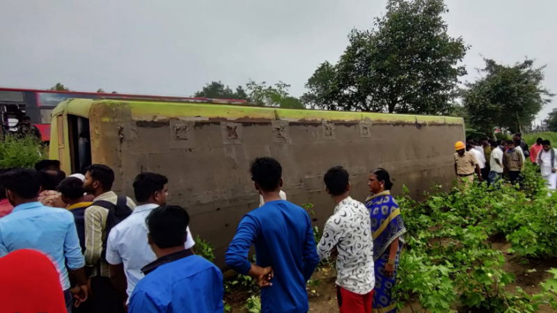 hubballi bus accident