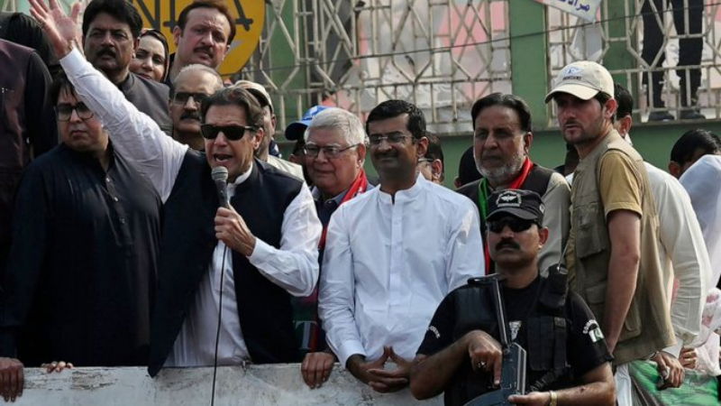 imran khan rally