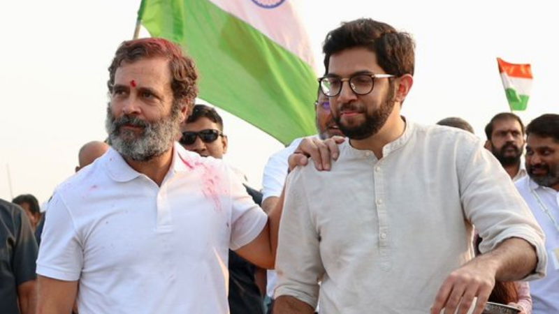 Aaditya Thackeray Rahul Gandhi Bharat Jodo Yatra 3