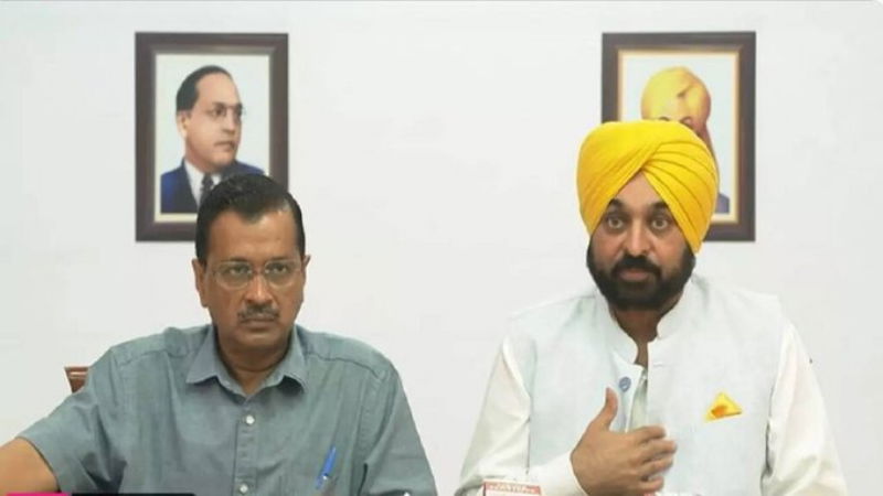 Arvind Kejriwal Bhagwant Mann